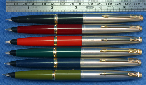 New old stock PARKER 45s W/ GOLD PLATED TRIM